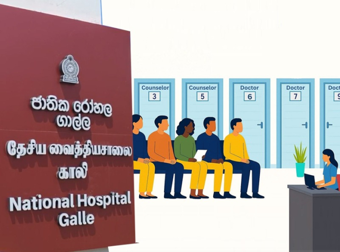 ශ්‍රී ලංකාවේ ප්‍රථම වරට රෝහලක “ස්මාර්ට් ටෝකන්” ක්‍රමයක් – ගාල්ල ජාතික රෝහලෙන් නව පියවරක්